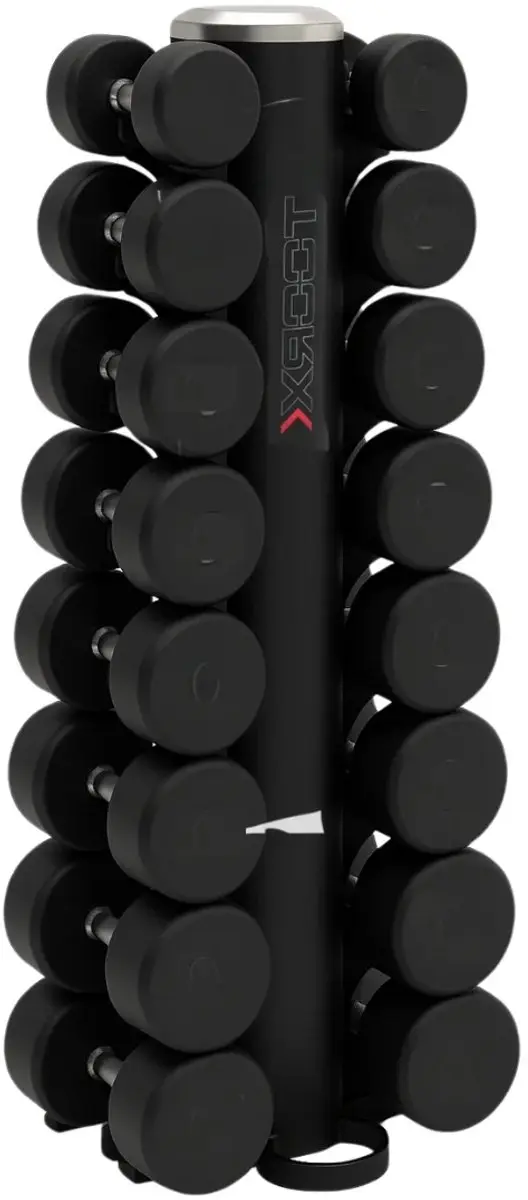 Toorx RPM-B10 Verticaal Dumbbellrack - Zwart
