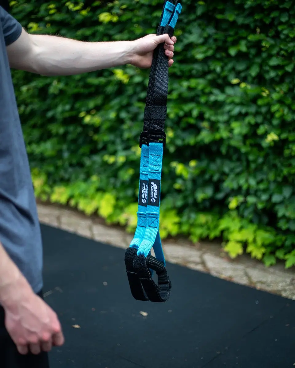 Muscle Power Suspension Trainer MP1406 - Blauw/Zwart