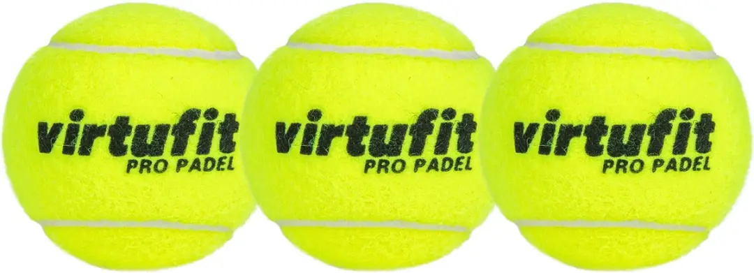 Virtufit Pro Padelballen - 9 Stuks - Geel