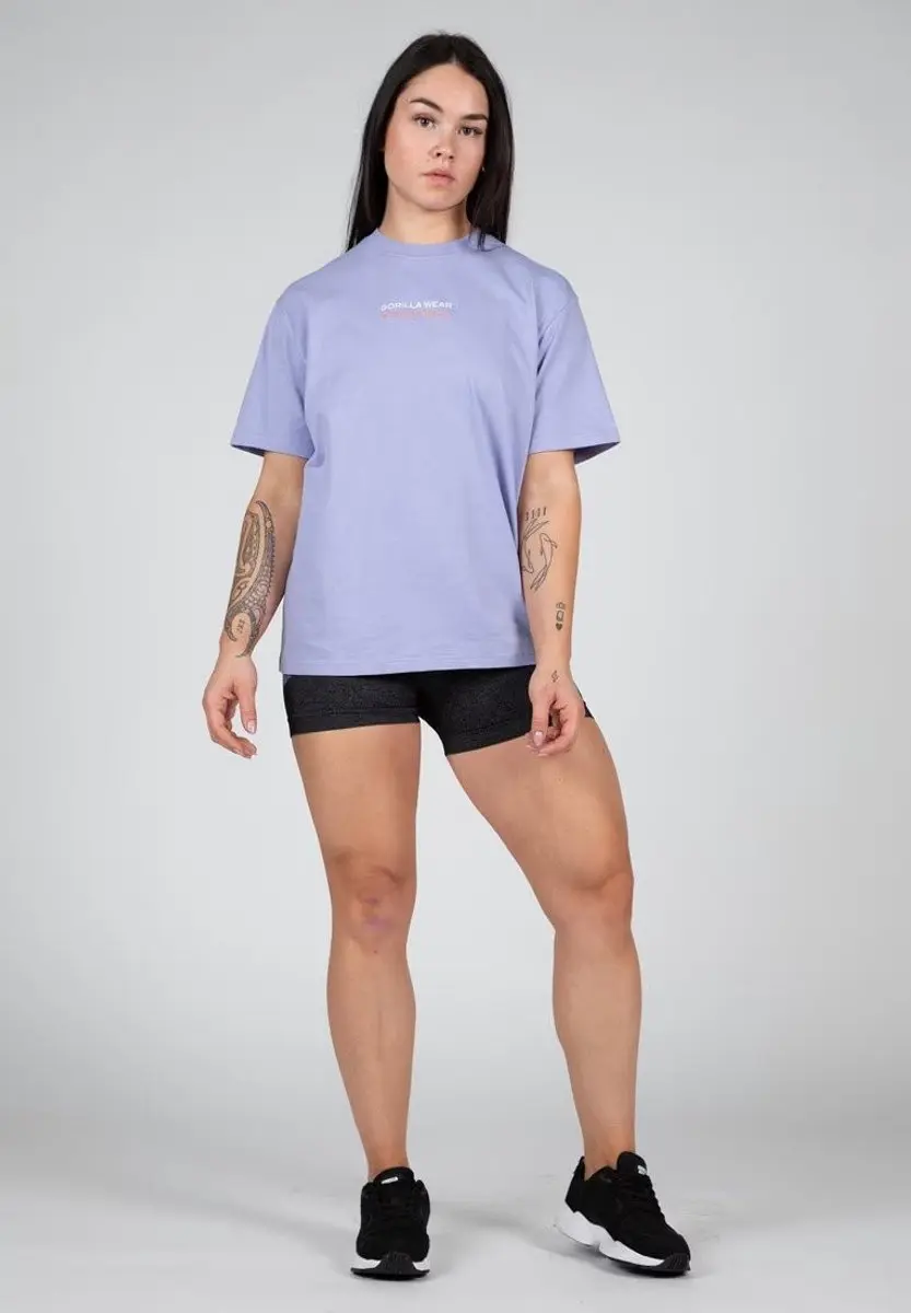 Gorilla Wear Medina Oversized T-shirt - Lila S