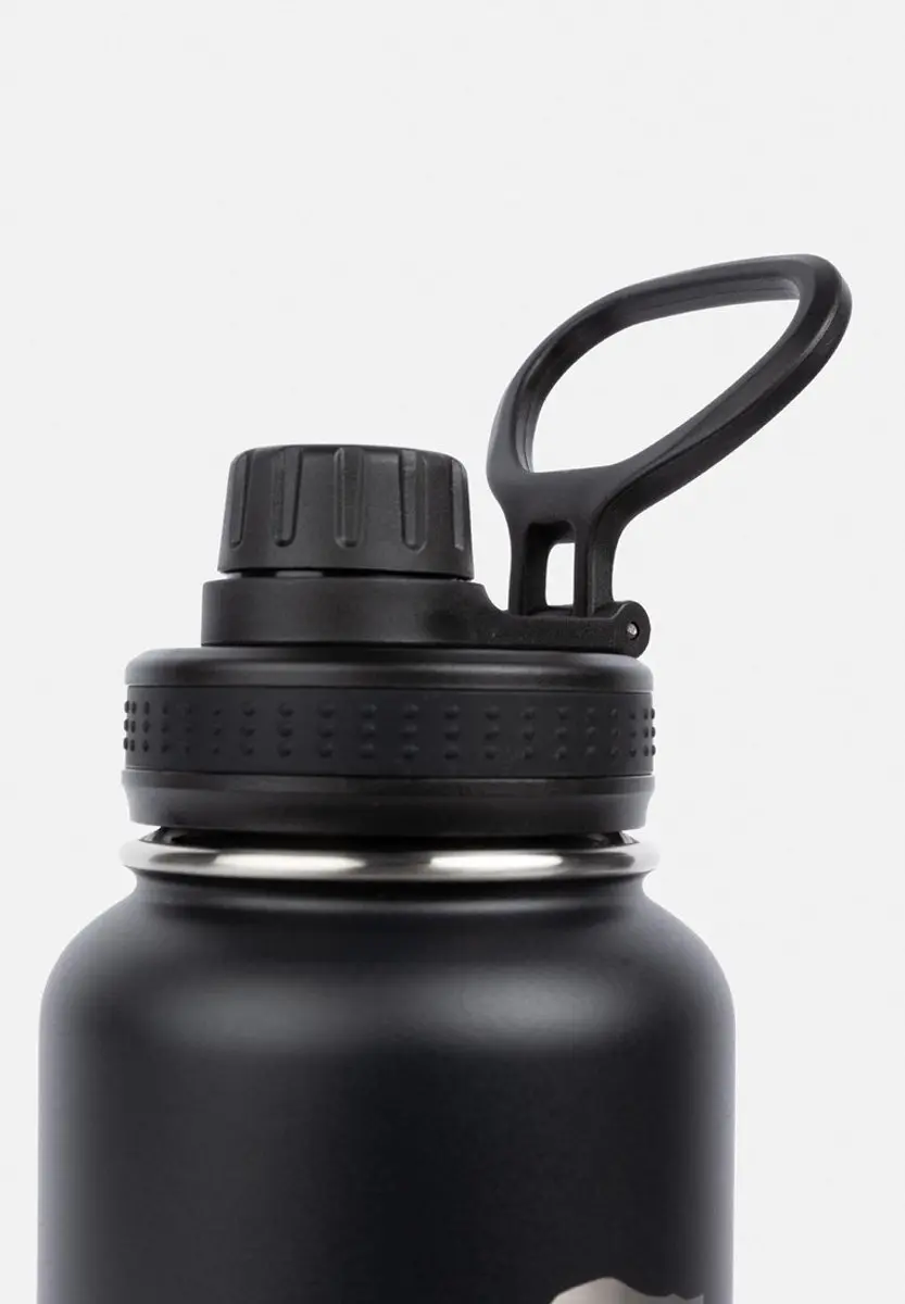 Gorilla Wear Geïsoleerde RVS Waterfles 1000ml - Zwart - afbeelding 2 van 6