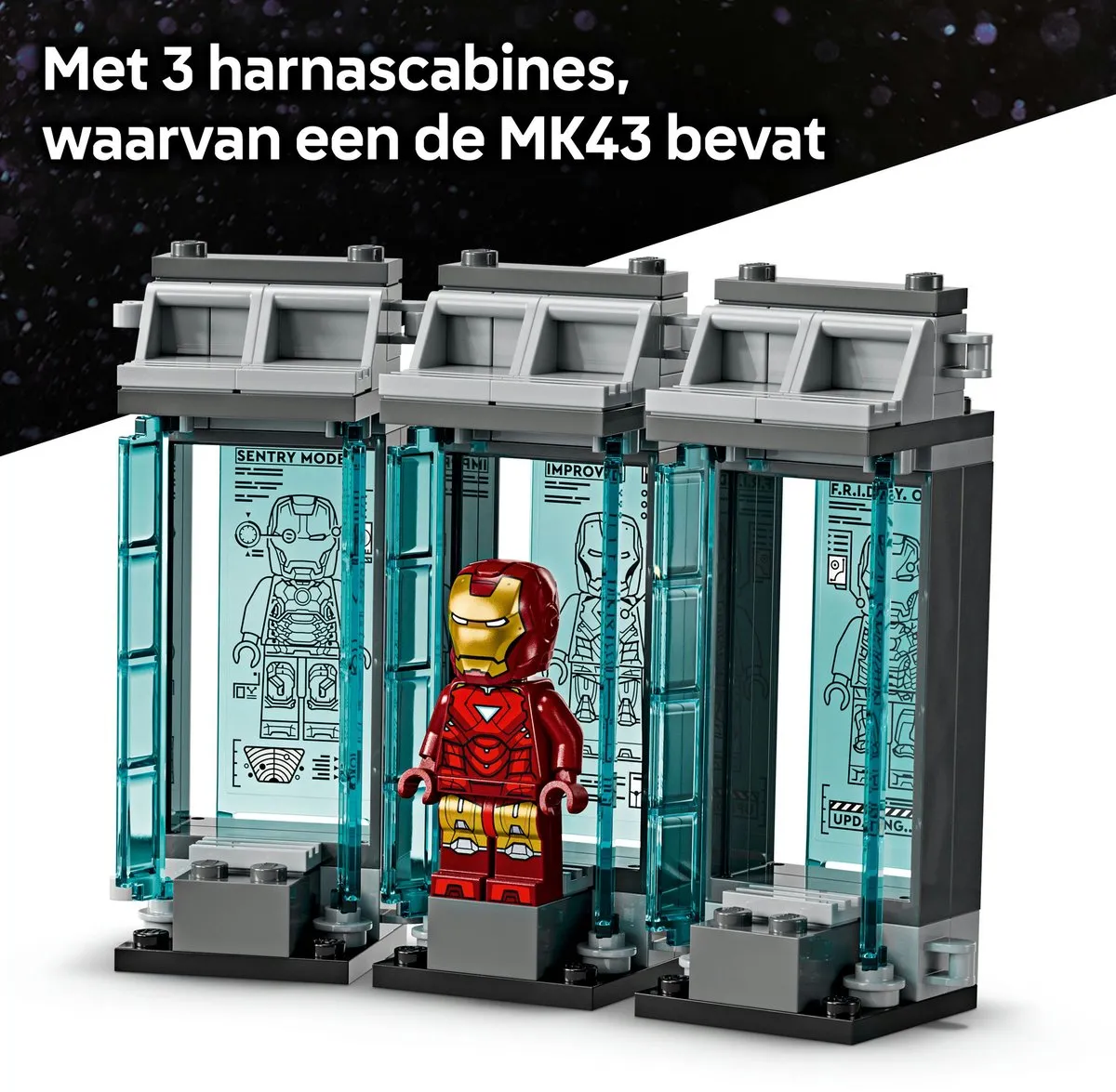 LEGO Marvel Iron Man Harnasruimte Set 76315 - 384 Stukken - 5 Minifiguren - afbeelding 6 van 6