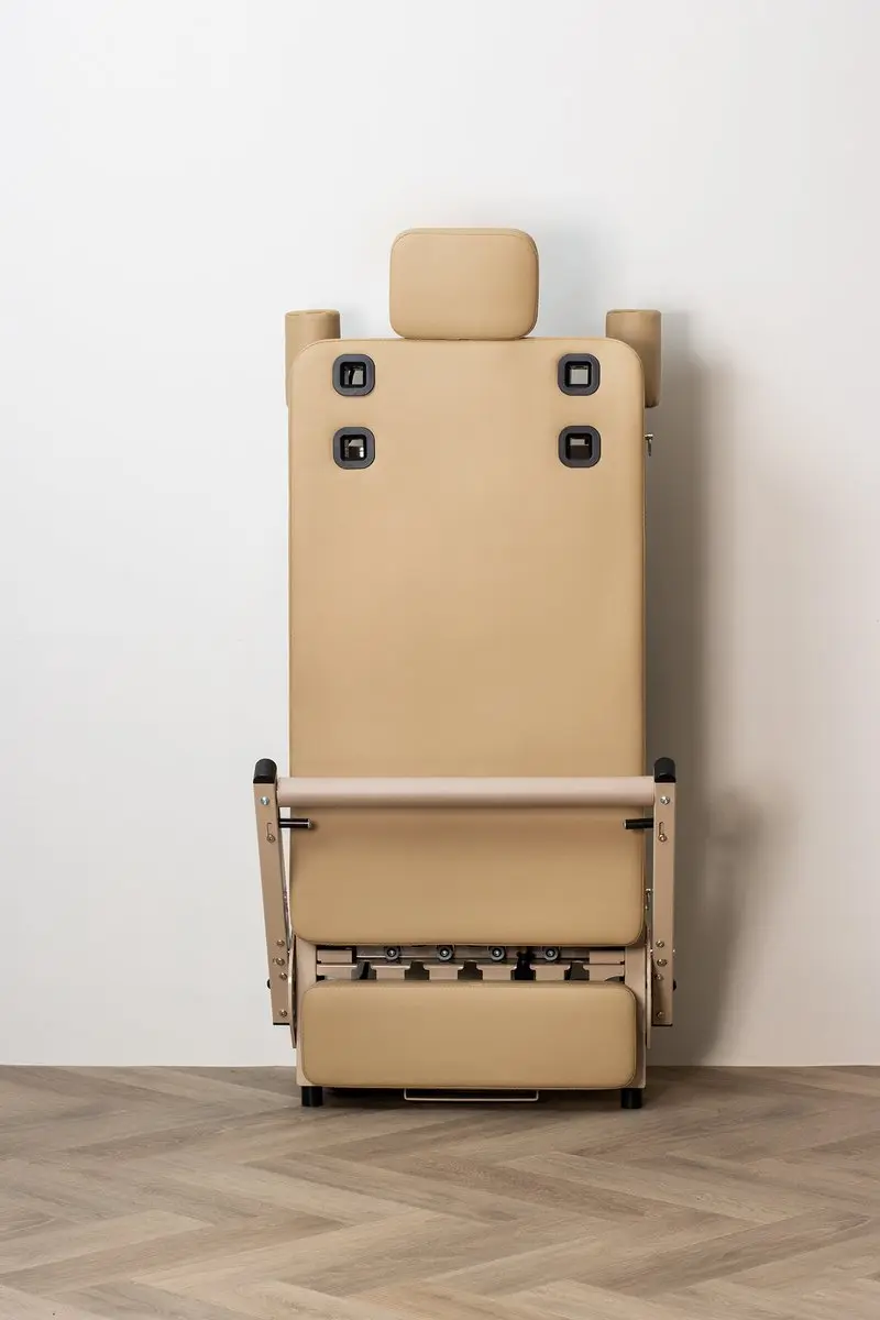Mewave Pilates Reformer PRO Inklapbaar - Beige