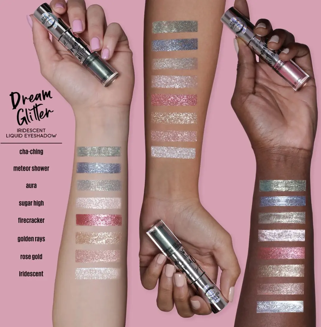 L.A. Girl Dream Glitter Liquid Eyeshadow - Goud/Roze 32g