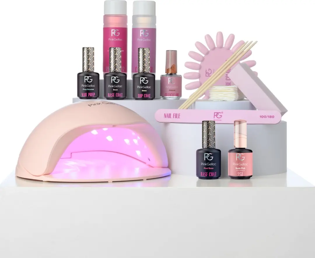Pink Gellac Starterspakket Peel & Soak Off