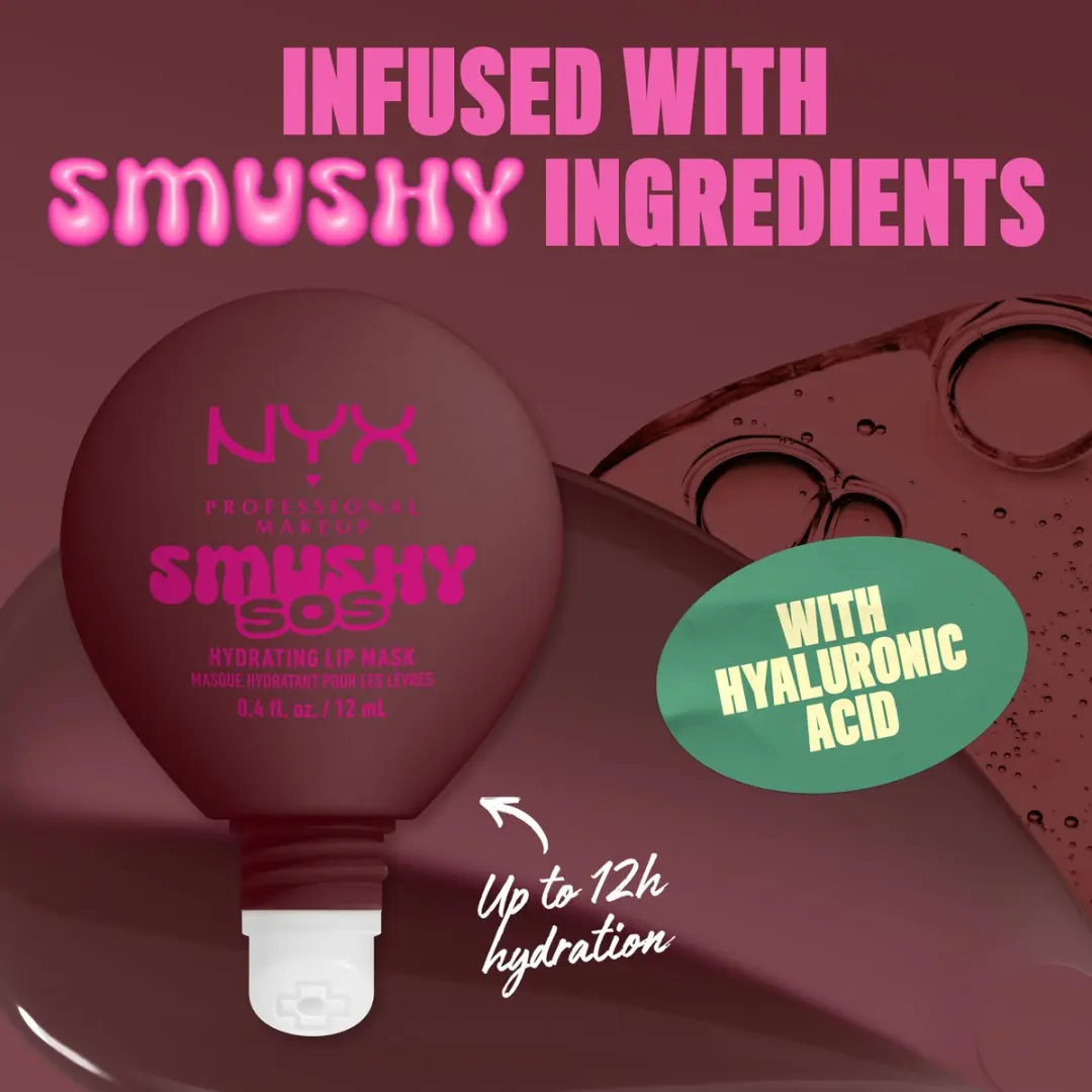 NYX Smushy SOS Coconut Calm Hydraterend Lipmasker 12ml