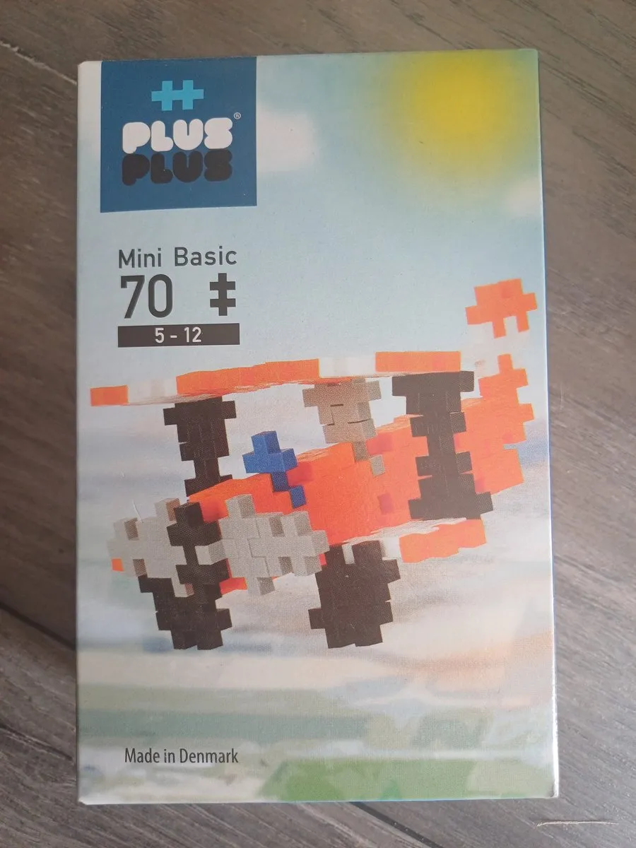 Plus-Plus Mini Basic Vliegmachine 70 Stuks