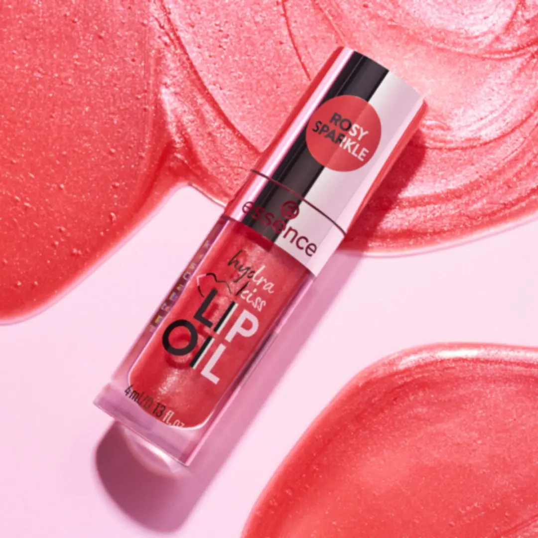 Essence Hydra Kiss Lip Oil Rosy Sparkle - 4ml