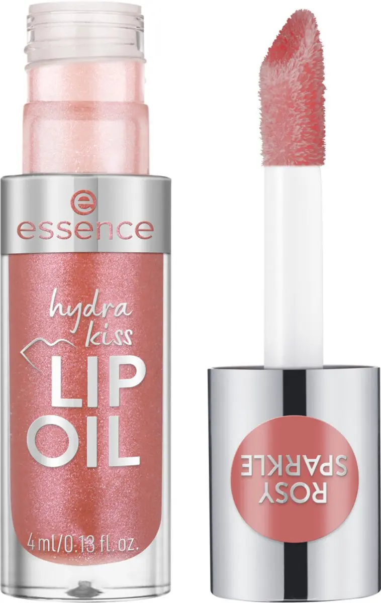 Essence Hydra Kiss Lip Oil Rosy Sparkle