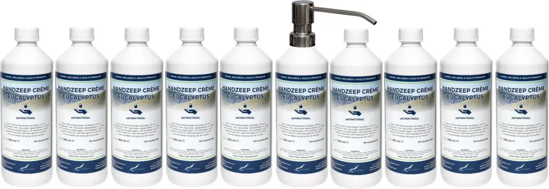 Splashbox Cosmetics Handzeep Crème Eucalyptus 500ml