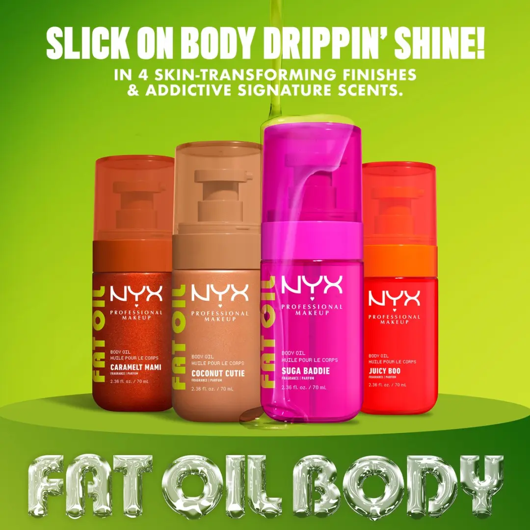 NYX Professional Makeup Fat Oil Coconut Cutie Body Oil - 20ml