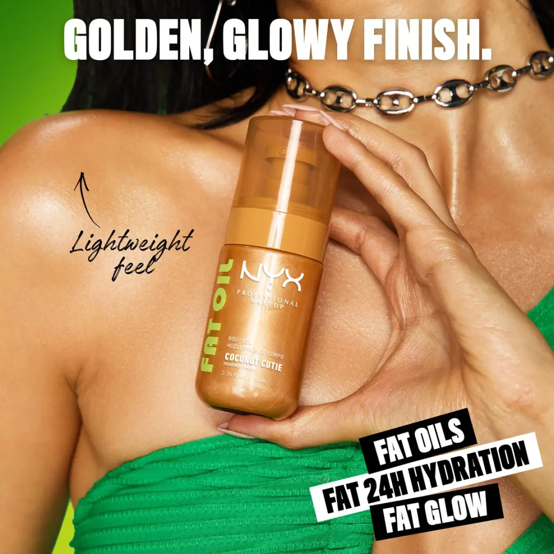 NYX Professional Makeup Fat Oil Coconut Cutie Body Oil - 20ml