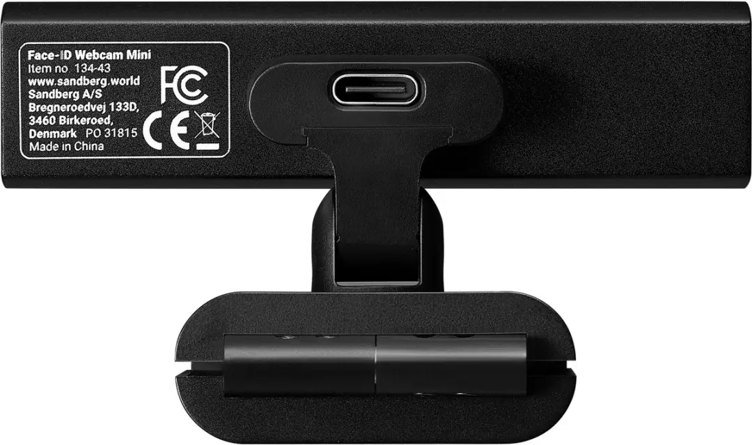 Sandberg Face Scan Webcam Mini 134-43 - Zwart