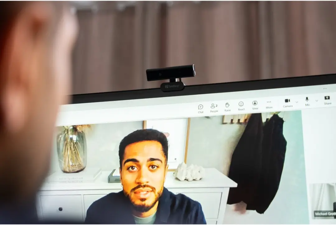 Sandberg Face Scan Webcam Mini 134-43 - Zwart - afbeelding 6 van 6