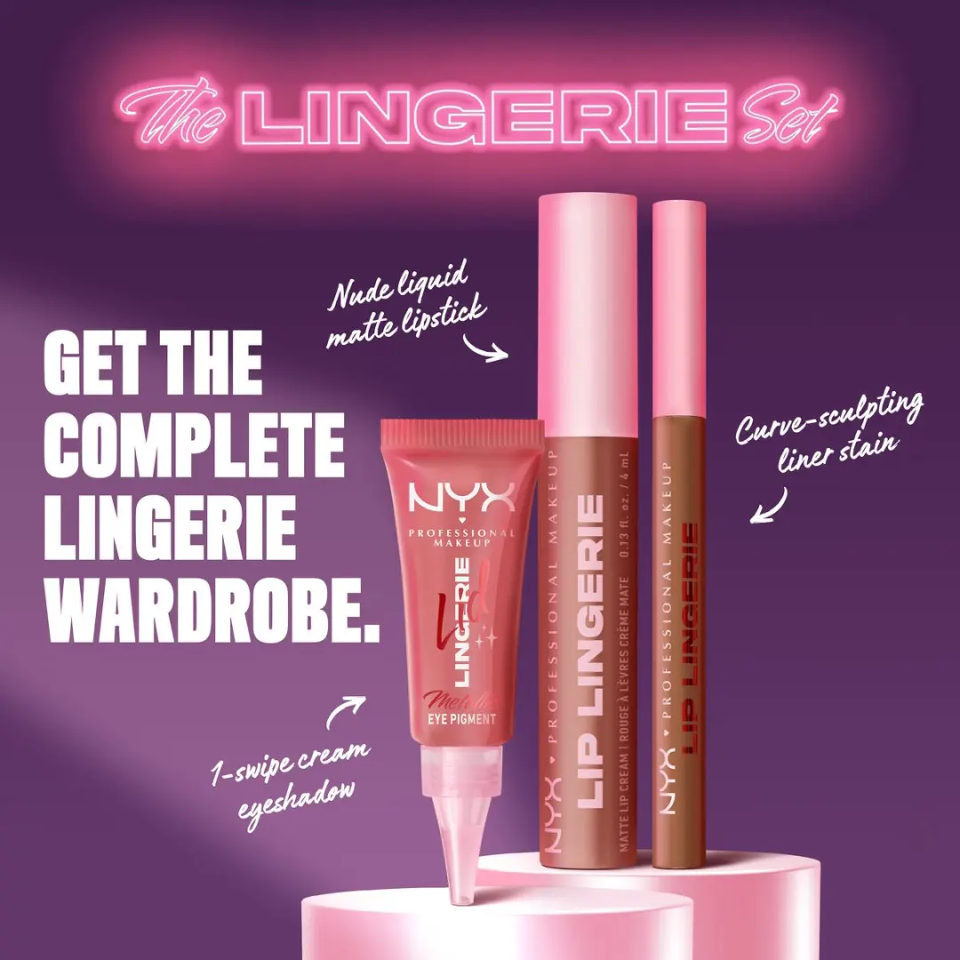 NYX Lid Lingerie 08 Push-up Pink Oogschaduw 6ml