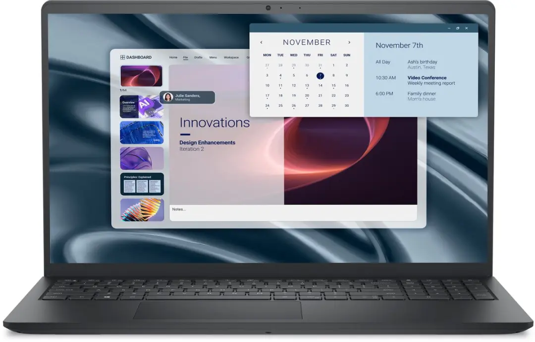 Dell Pro 15 Essential PV15255 Laptop - 15,6" Full HD - 8GB RAM - 512GB SSD - Zwart