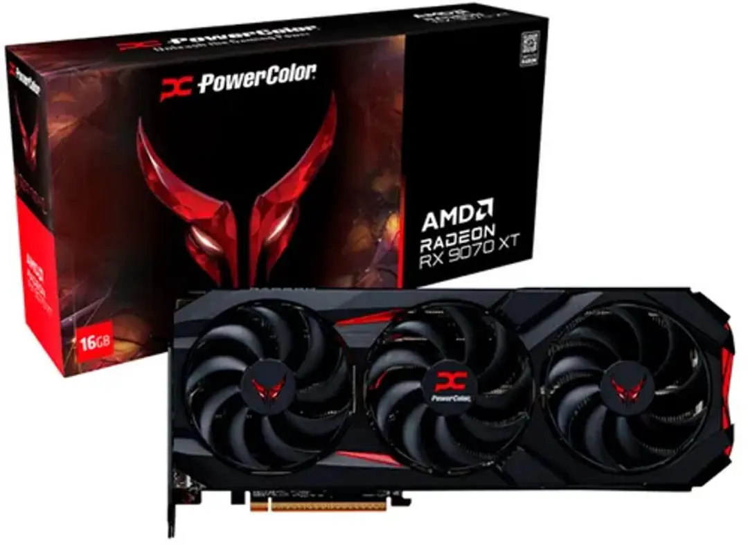 PowerColor Red Devil AMD Radeon RX 9070 XT 16GB Videokaart
