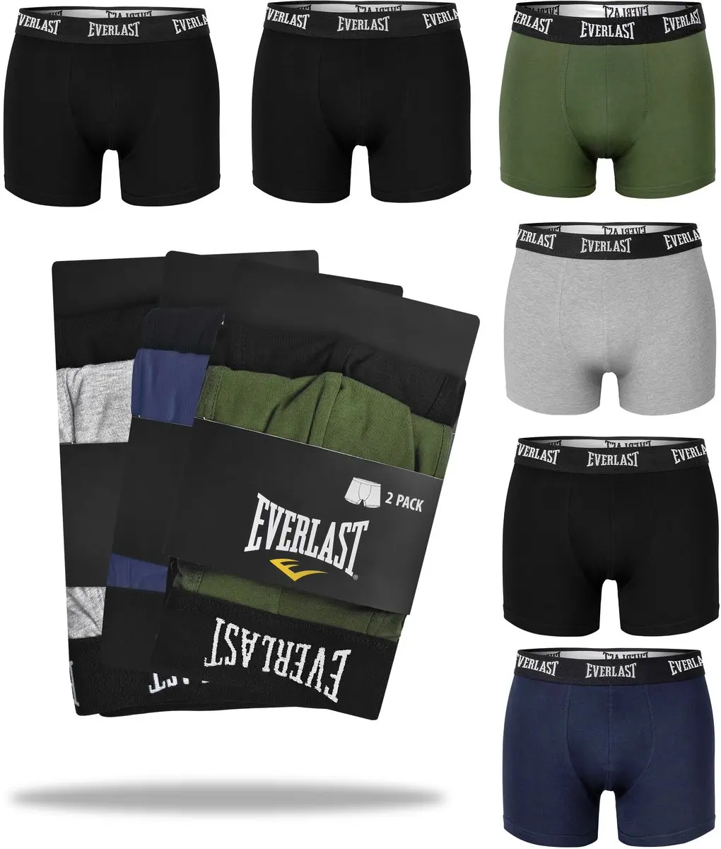 Everlast Heren Boxershorts - 6 Stuks - Katoen - Maat M