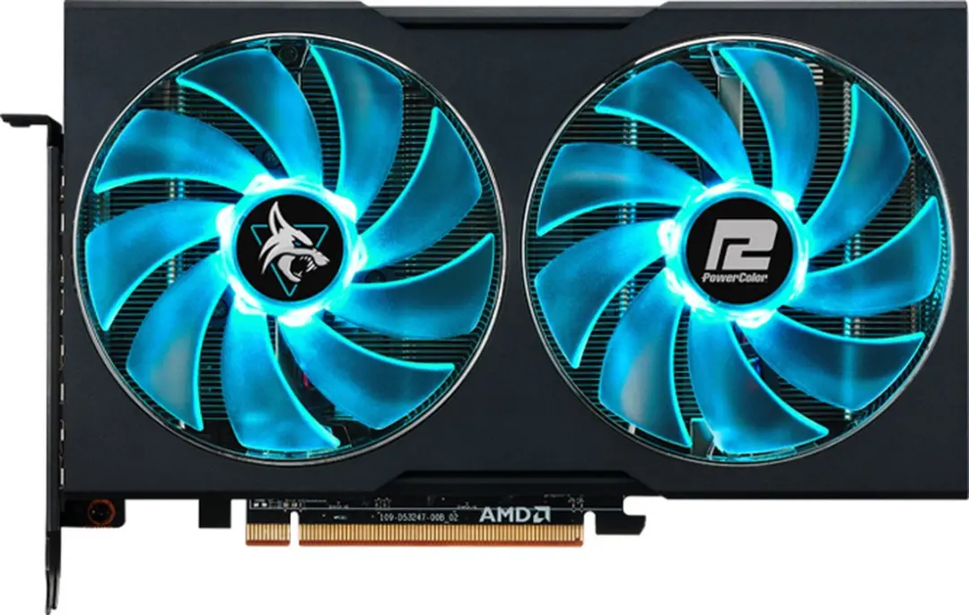PowerColor Hellhound Radeon RX7600 8G-L/OC Grafische Kaart