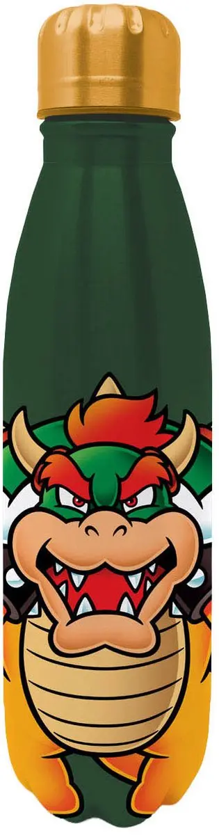 Nintendo Super Mario Bowser RVS Drinkfles 540ml