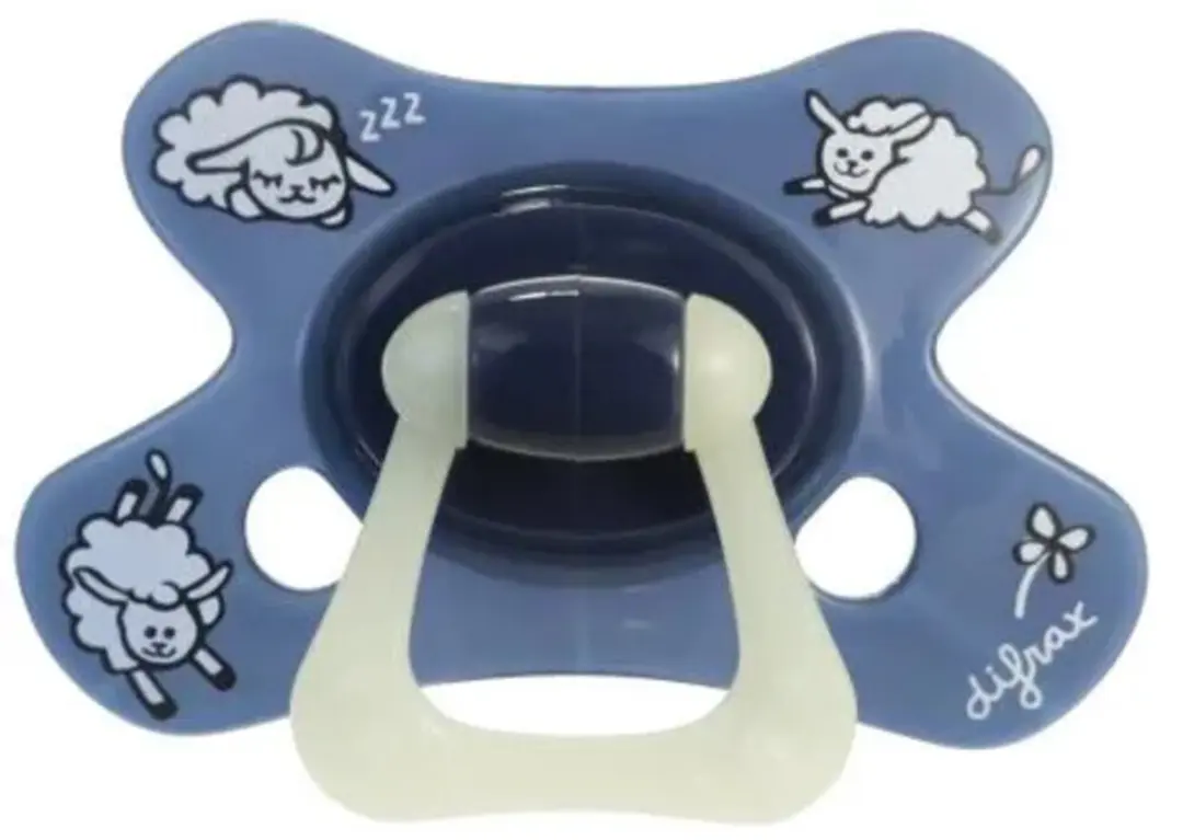 Difrax Fopspeen Dental 18+ Glow in the Dark - 2 Stuks