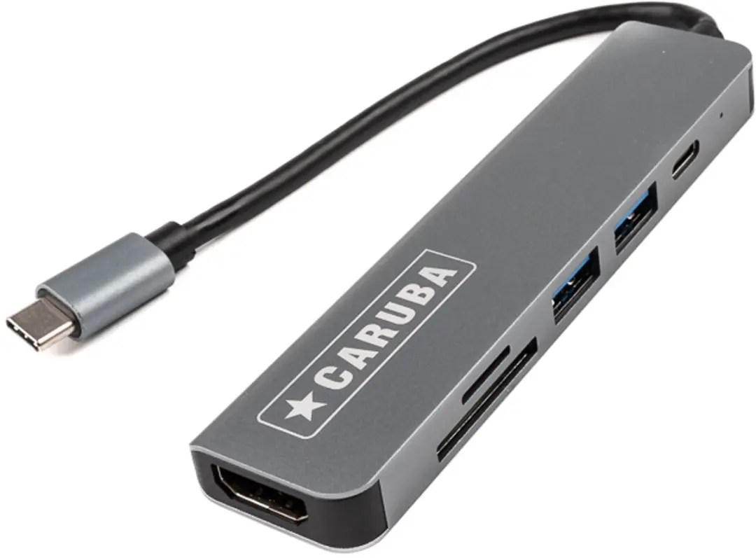 Caruba D248161 USB-C Hub 6-in-1