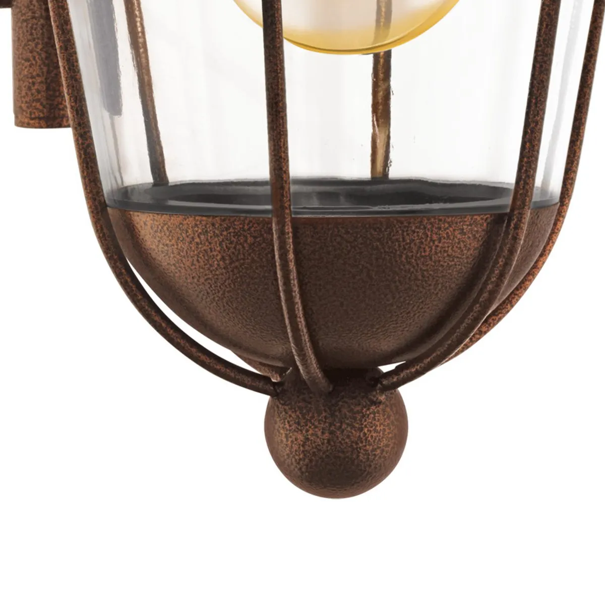 Eglo Vintage Pulfero 1 Wandlamp Bruin