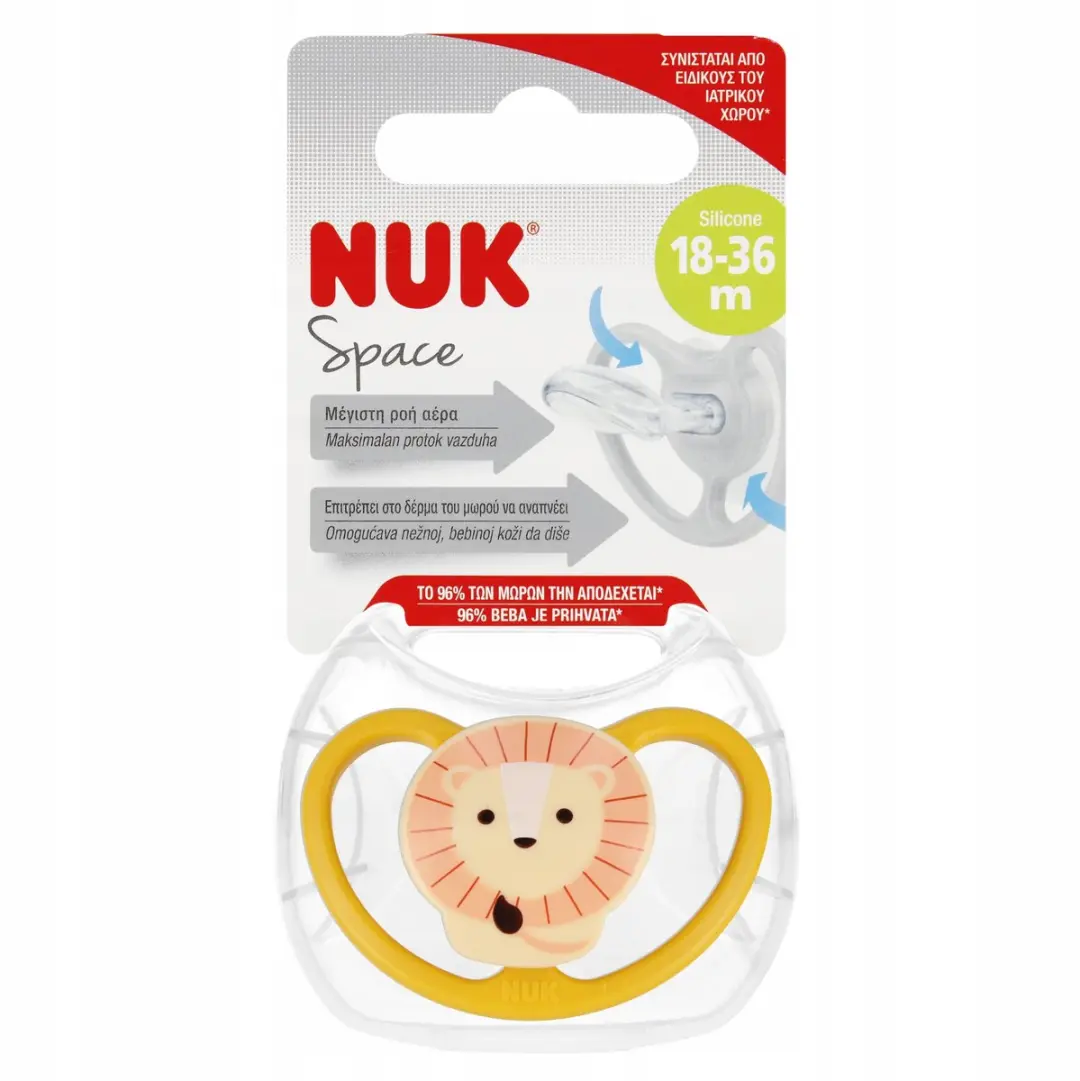 NUK Lieve Leeve Speen Clion 18-36 Maanden