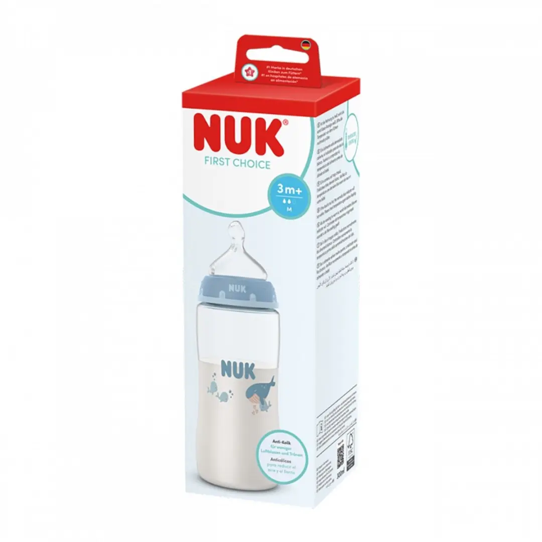 NUK First Choice 300ml Babyfles - Multicolor