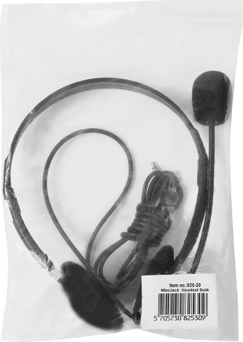 Sandberg 825-30 Headset Saver - Mini Jack - Zwart
