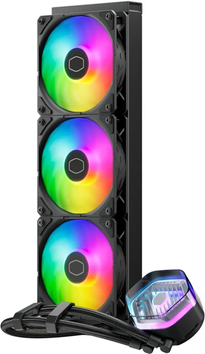 Cooler Master MasterLiquid 360 Atmos Processor Kit - 3x 120mm - Zwart - afbeelding 6 van 6