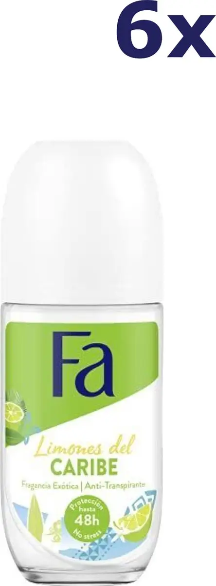 Fa Deo Roll-on Women Caribbean Lemon 50ml