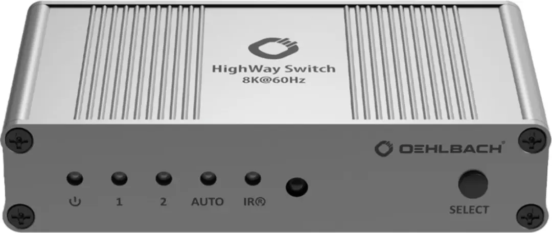 Oehlbach HighWay Switch 8K HDMI-switch 2 poorten - Zilver