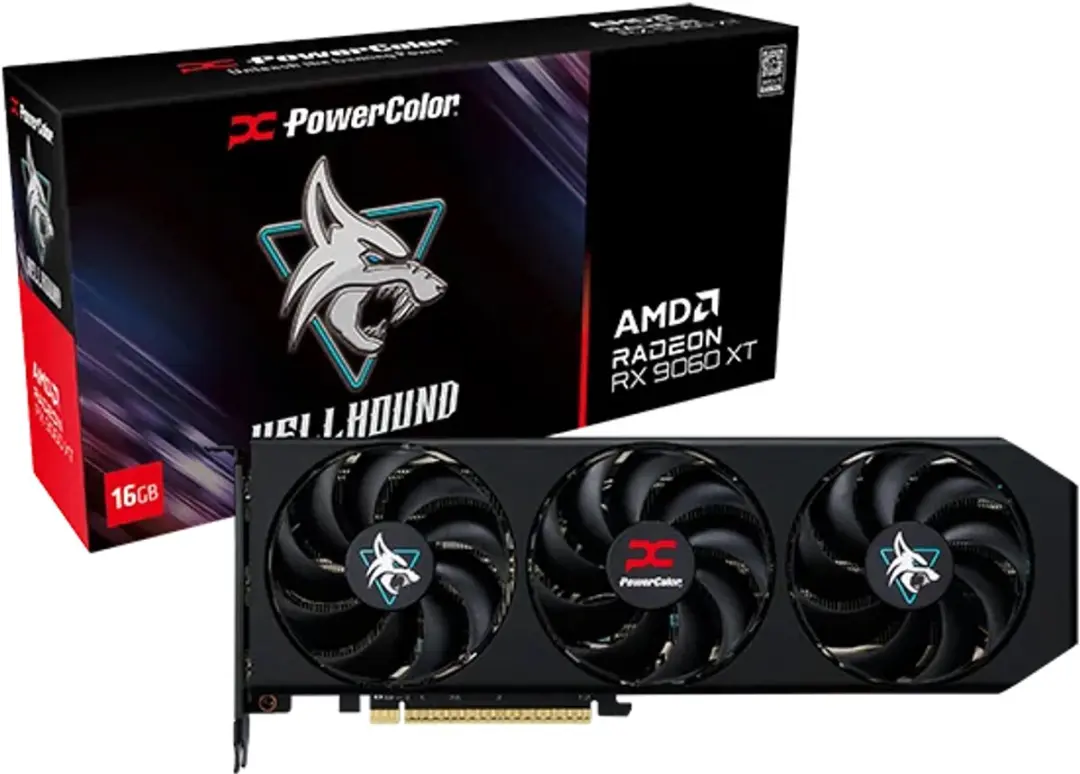 PowerColor Hellhound Radeon RX 9060 XT 16GB - afbeelding 6 van 6