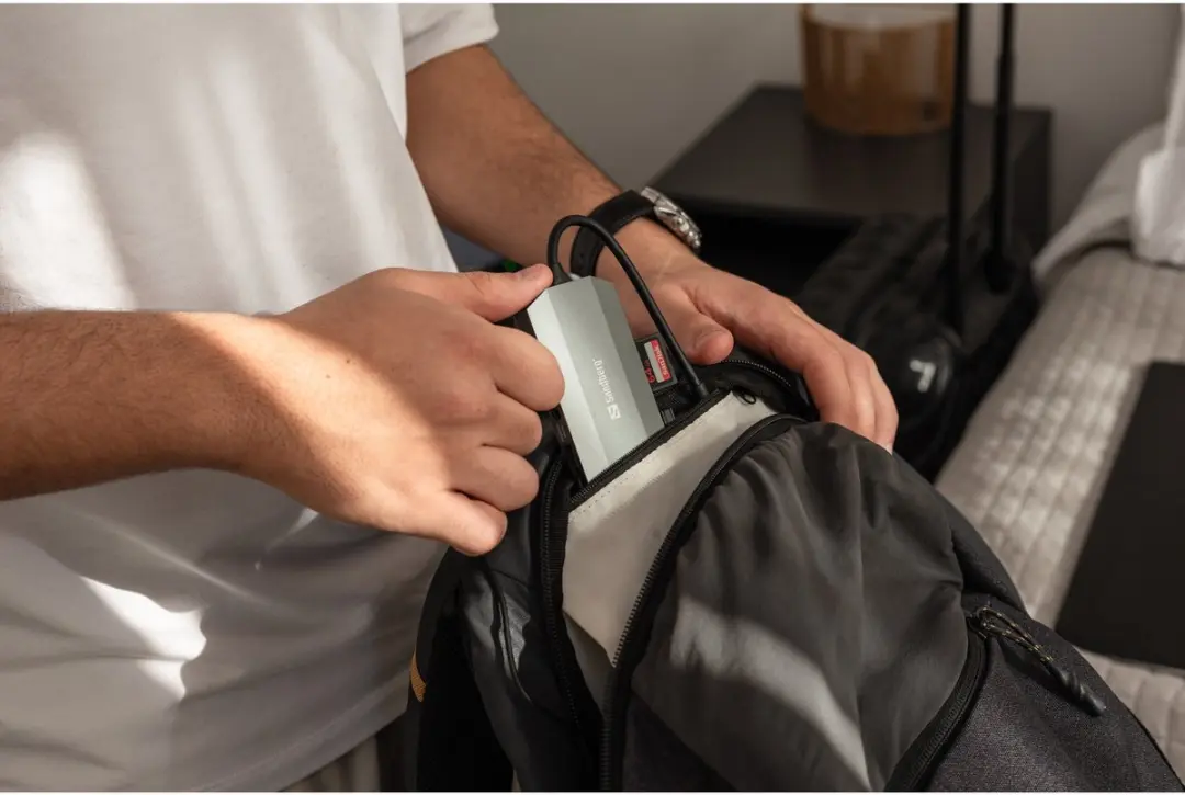 Sandberg 136-33 USB-C 6-in-1 Travel Dock - Grijs