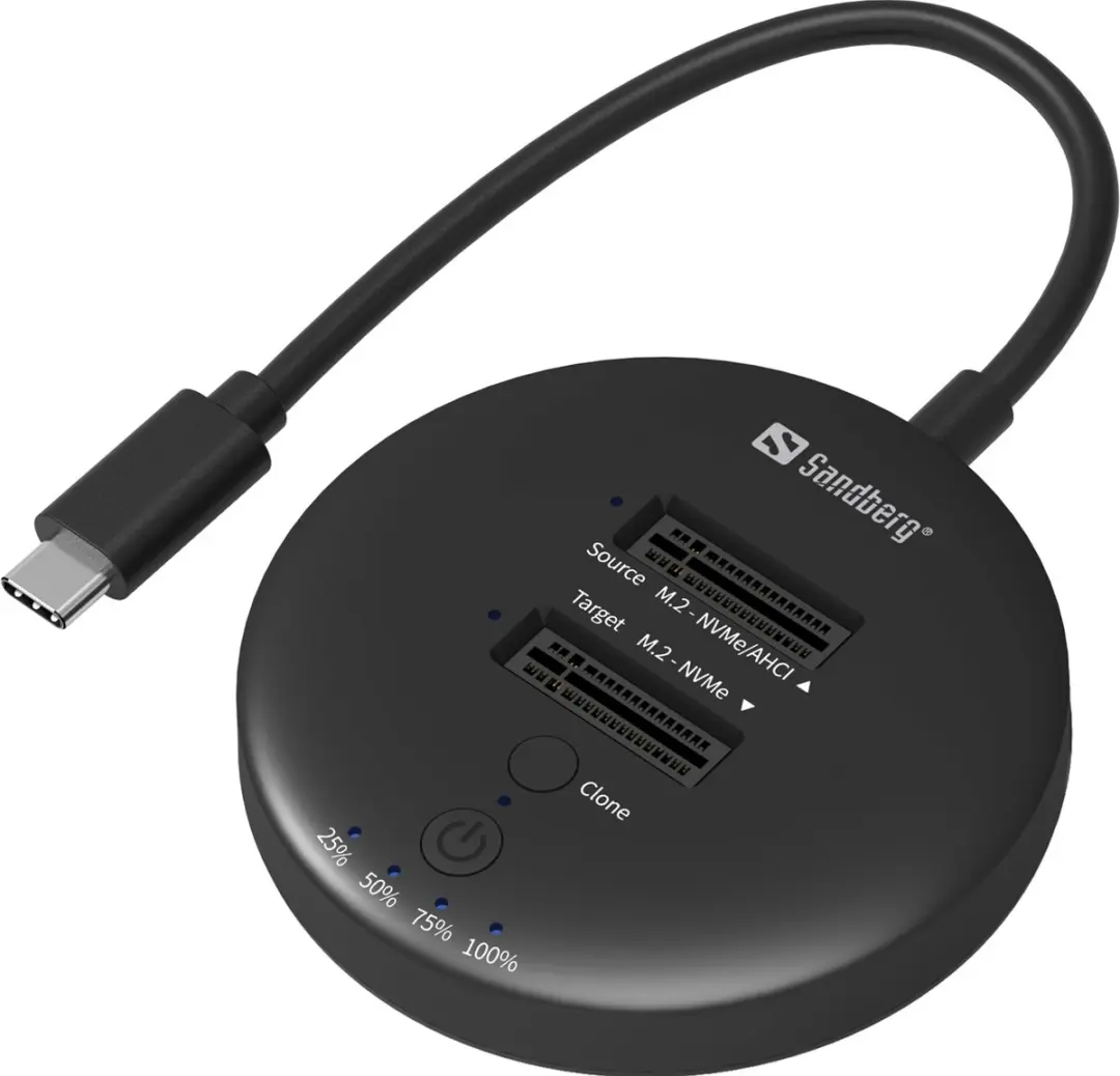 Sandberg USB3.2 NVMe Cloner Dock 136-72
