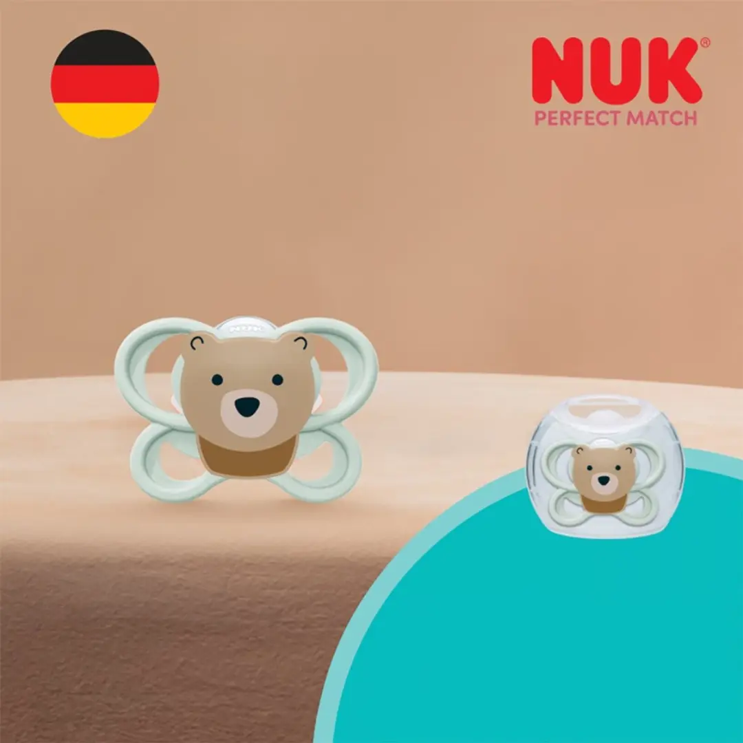 NUK Perfect Match Air Siliconen Fopspeen 0-6 Maanden - Multicolor