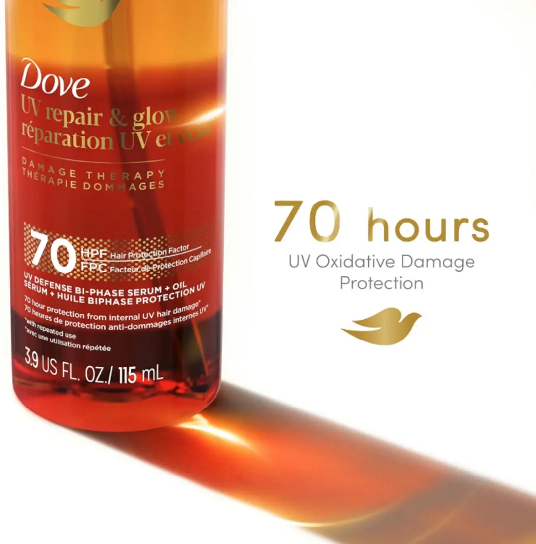 Dove Damage Therapy UV Repair & Glow Bi-Phase Serum 115ml - afbeelding 4 van 6