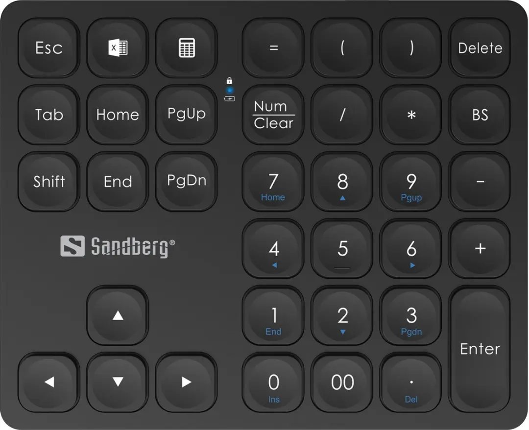 Sandberg 630-09 Wireless Numeric Keypad Pro - Zwart