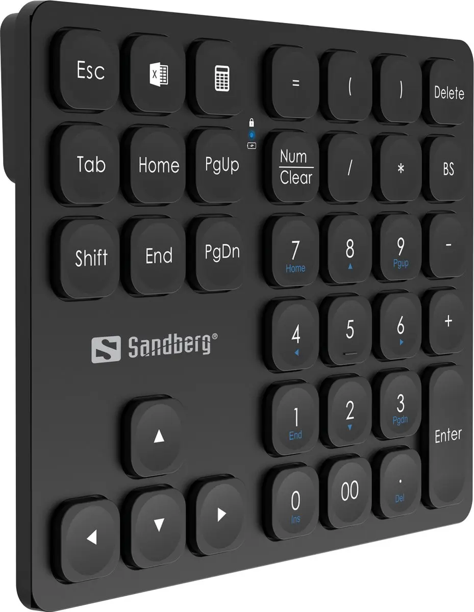Sandberg 630-09 Wireless Numeric Keypad Pro - Zwart