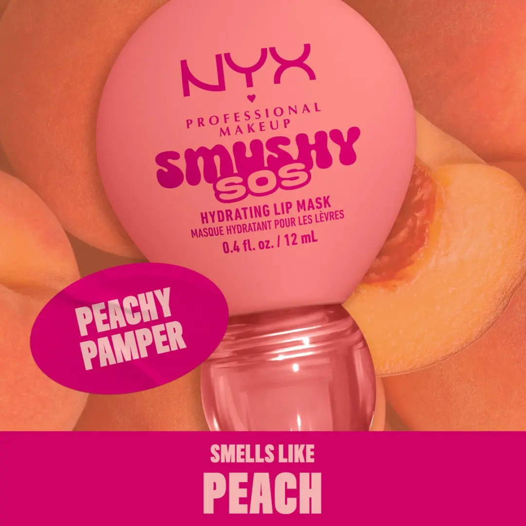 NYX Smushy SOS Peachy Pamper Hydraterend Lipmasker 12ml