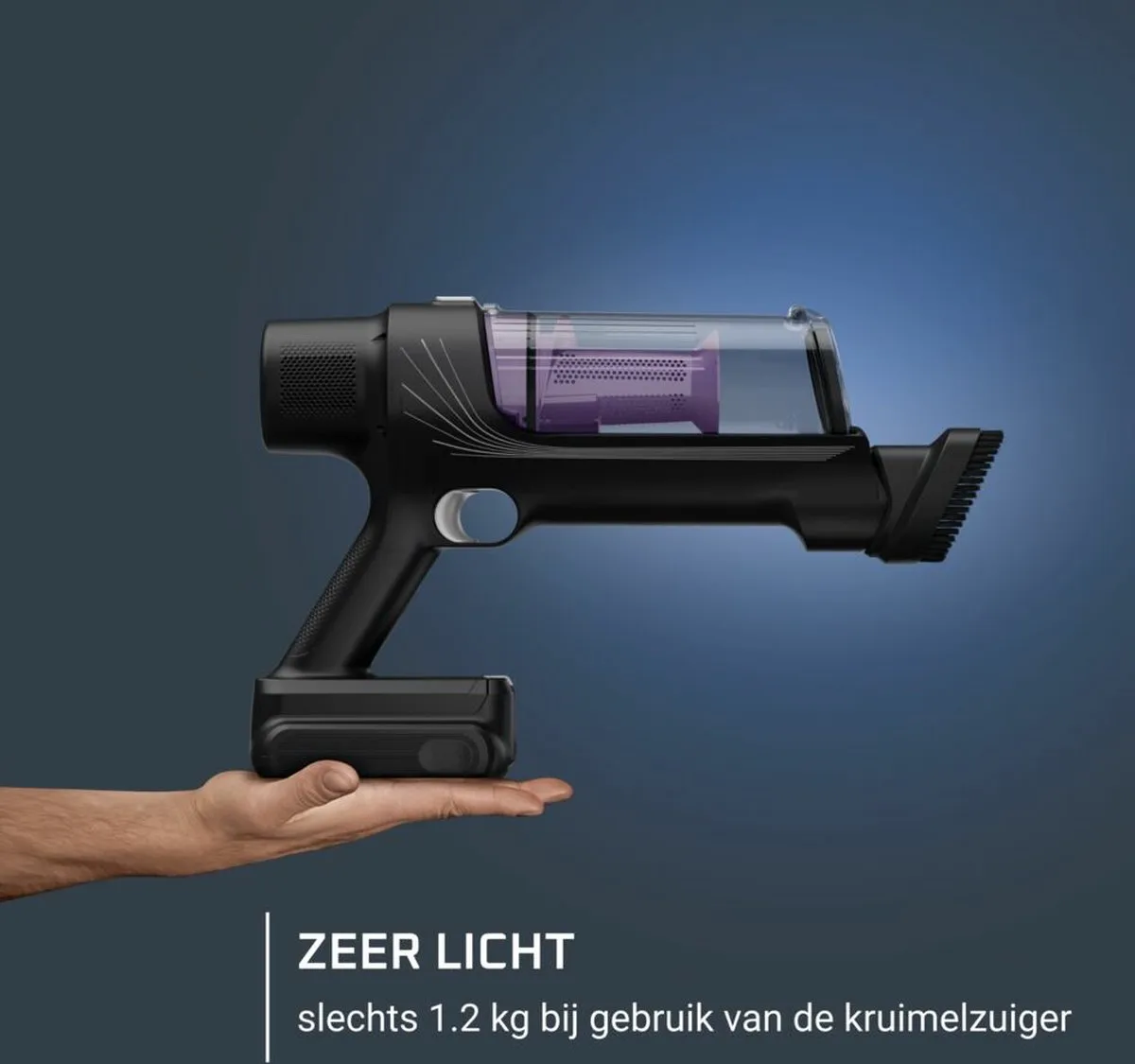 Rowenta X-Pert 7.60 RH6A35 Steelstofzuiger - Draadloos - Zwart/Zilver/Paars