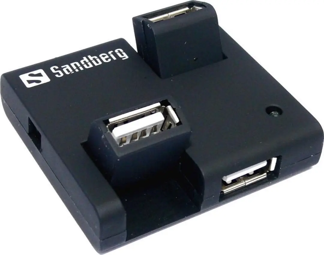 Sandberg 133-67 USB Hub 4 Poorten - Zwart