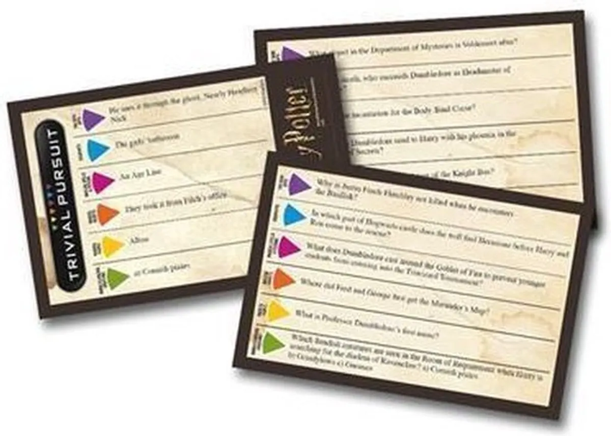 Winning Moves Trivial Pursuit Harry Potter - Engelstalig