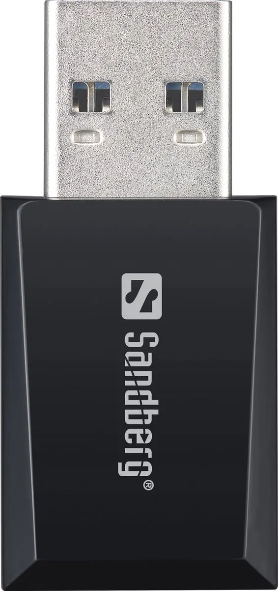 Sandberg Mini WiFi Dongle 1300 Mbit/s - Zwart - afbeelding 6 van 6