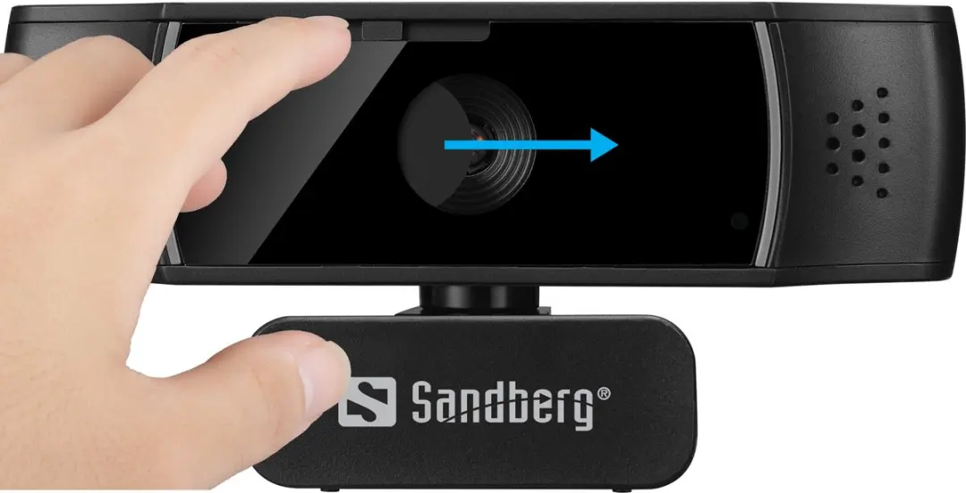 Sandberg 134-38 Webcam 1920x1080 - USB 2.0 - Zwart