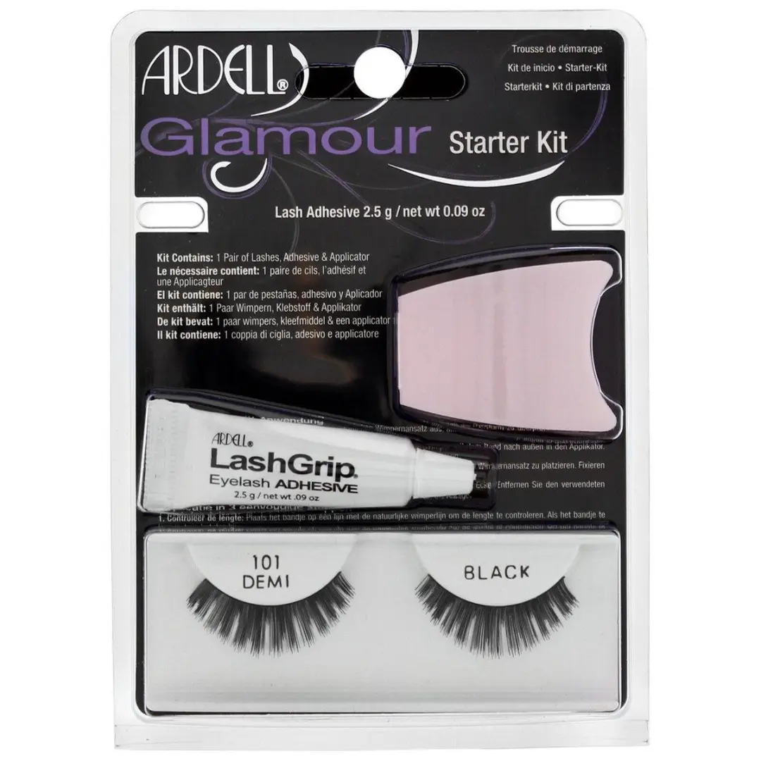 Ardell Glamour #101-demi Black Set - 3 Stuks