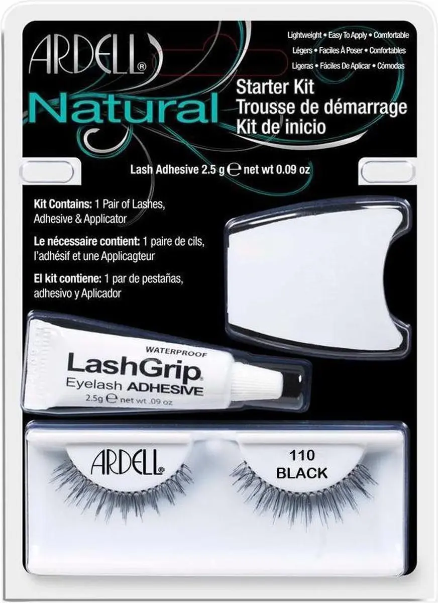 Ardell Glamour #101-demi Black Set - 3 Stuks
