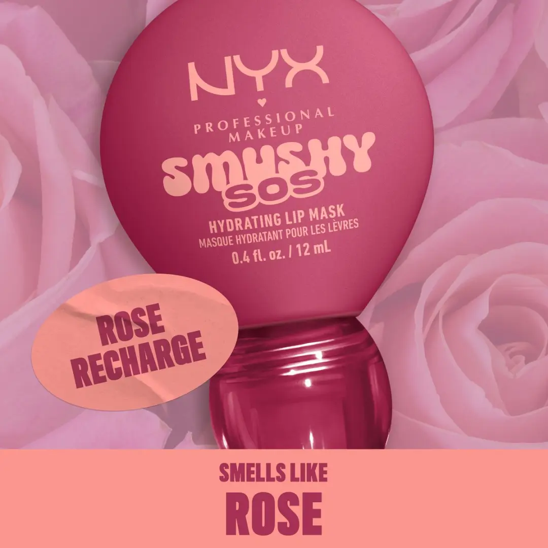 NYX Smushy SOS Lipmasker Rose Recharge - 12ml