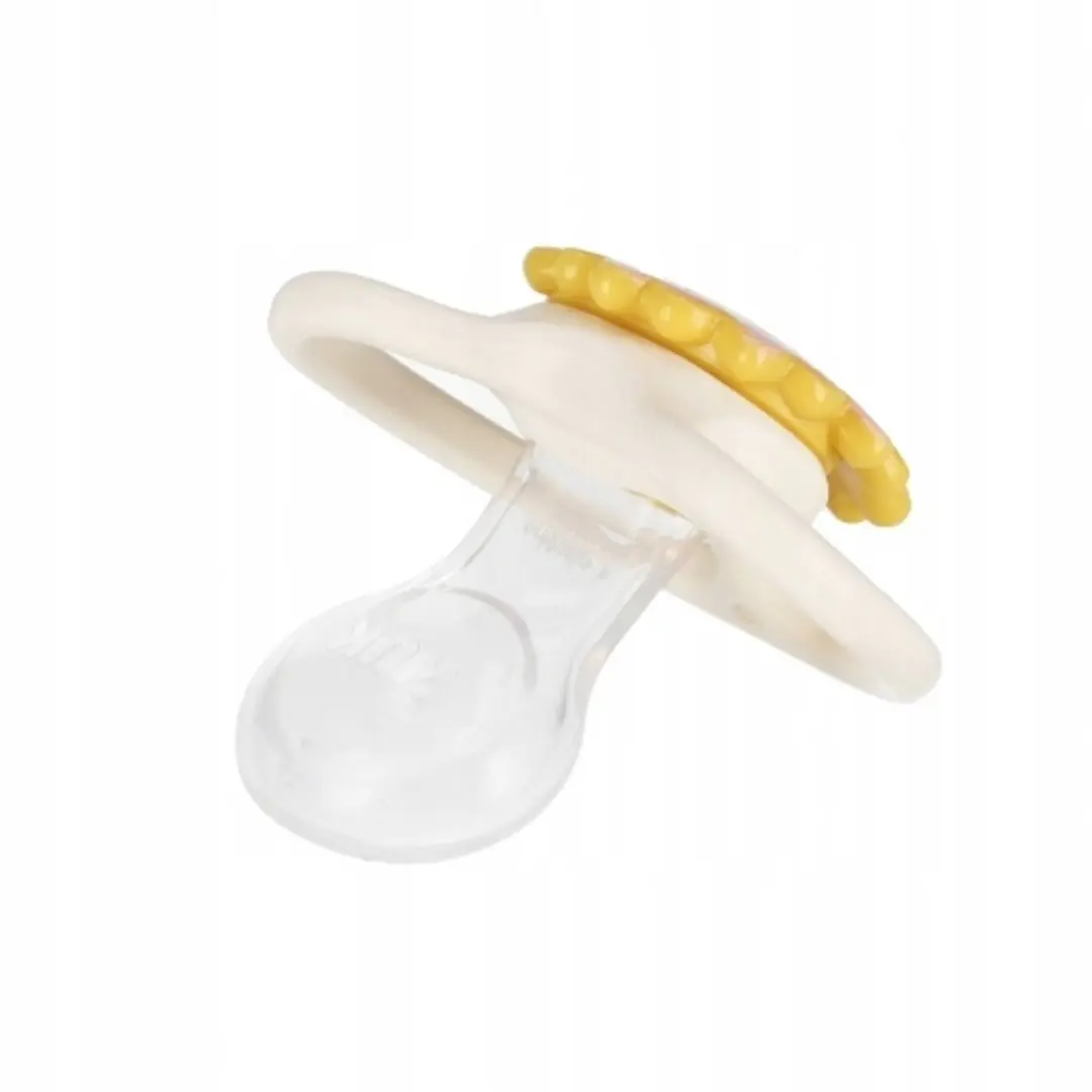 NUK Space Siliconen Nachtlampje 18-36m - Beige/Gele